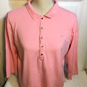 Baby Pink Ralph Lauren Half Cut Sleeve Shirt